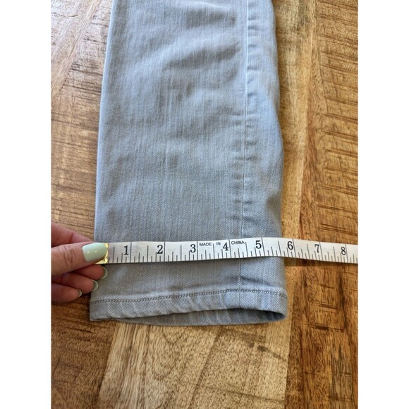 Loft Women's Gray Curvy Skinny Jeans Low Rise Pockets Size 29/8 - Picture 10 of 10